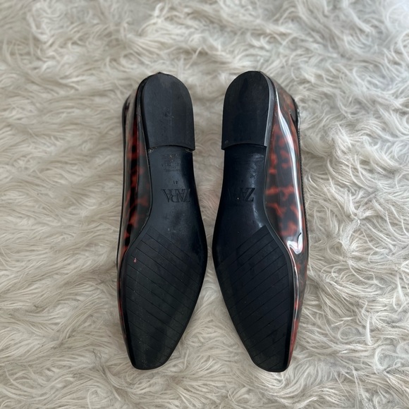 Zara Tortoiseshell Flats - Picture 4 of 5